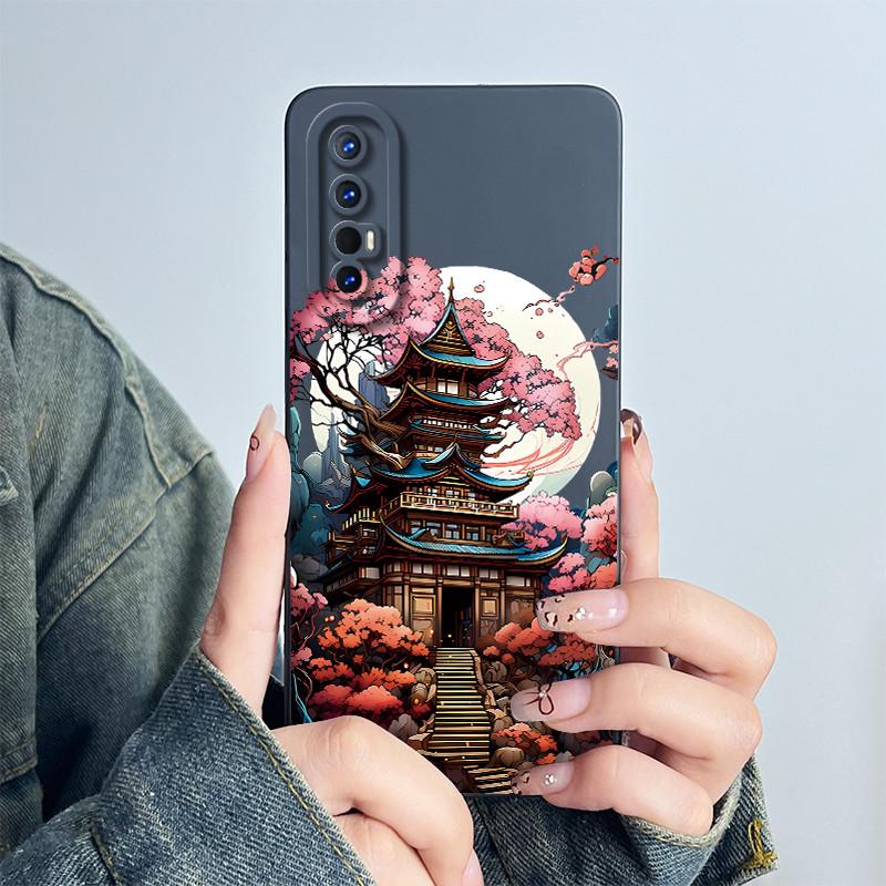 For OPPO Find X2 Neo / Reno3 Pro 5G Phone Case Cover CPH2009 Silicone Sweet Painted Cartoon Funda Lovely Printed Coque Casing