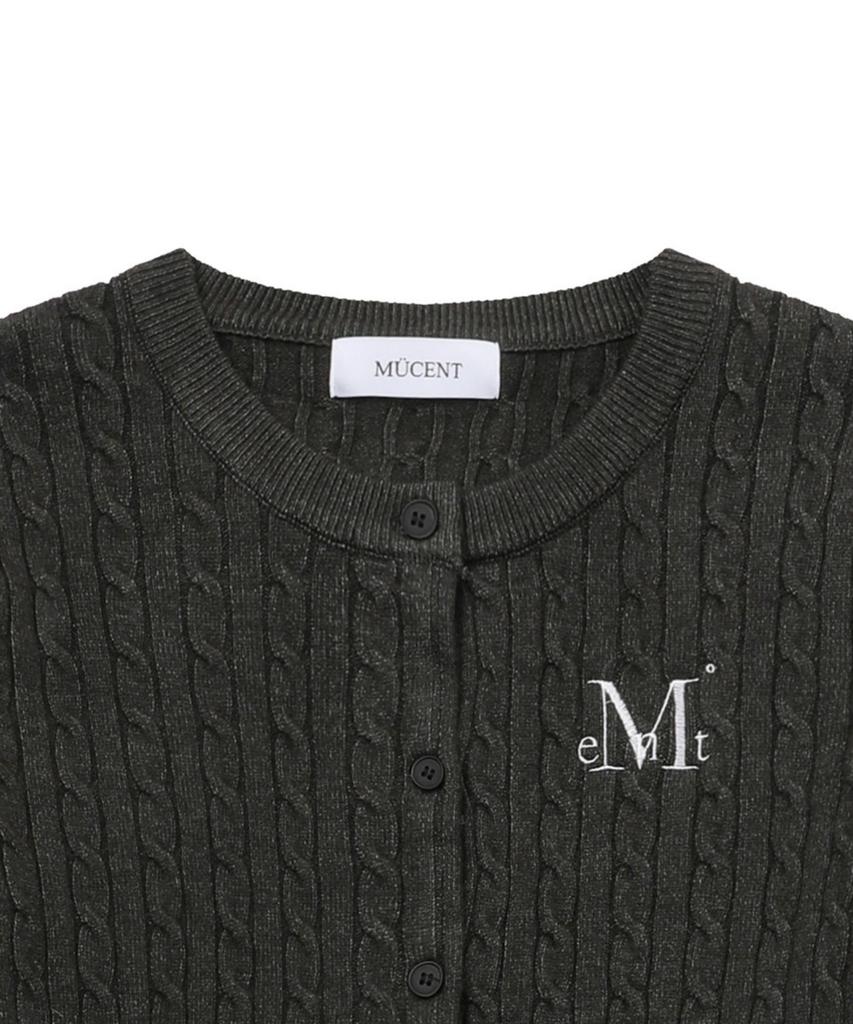 MUCENT Adian Button Crop Knit Cardigan (5 Colors)