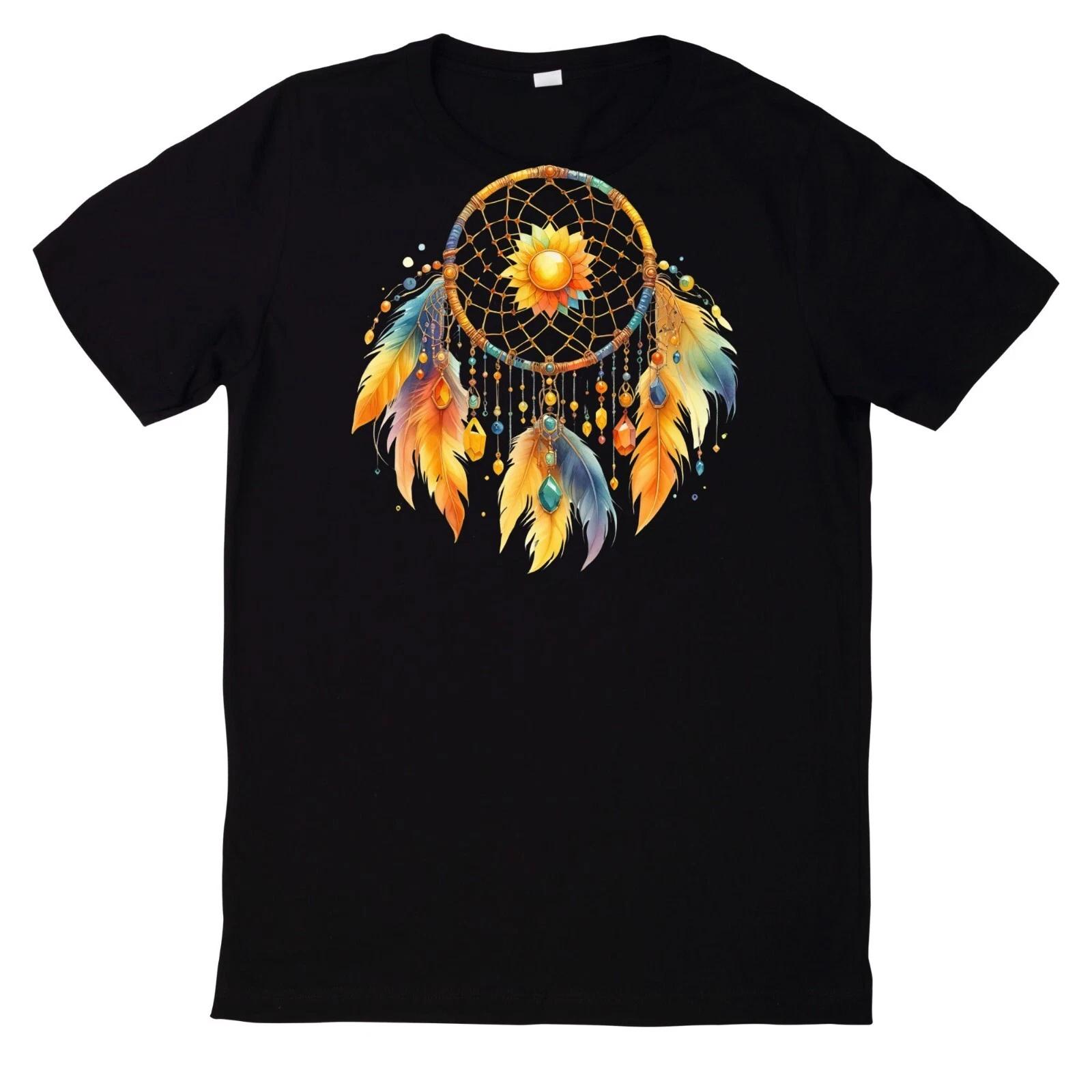 T-Shirt Aquarell Boho Traumfänger S