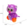 Nuovo Giocattolo a Carillon Cartone Animato per Bambini Avvolgibile Creativo Taglio Gufo Piccolo Animale Regalo per Bebè