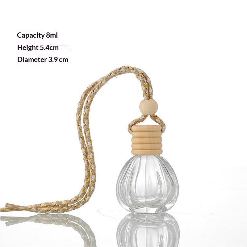 Empty Refillable Hanging Car Diffuser Bottles 21PCS 8ml Transparent Air Freshener Perfume Container Gift for Friends