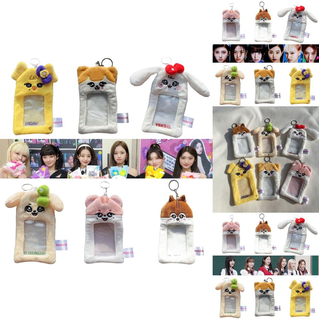 Ive Minive Pop-up Store Pluszowy Uchwyt na Karty Etui Ochronne
