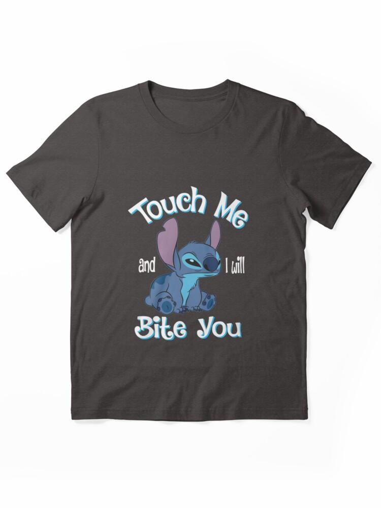 Lilo & Stitch The Series Stitch And Lilo Stitch Touch Me And I Will Bite You Essential Unisex T-Shirt