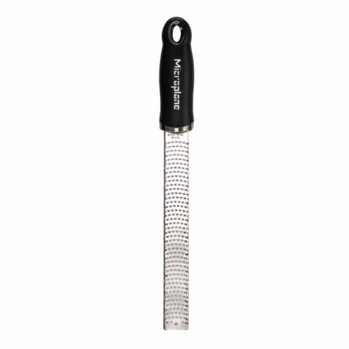 Microplane Premium Classic Series Zester Grater, Black, 46020, for Kitchen