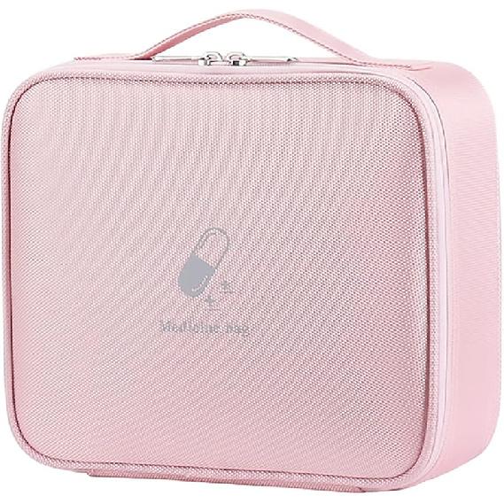 

Сумка первой помощи, Милая медицинская сумка, Водонепроницаемая аптечка первой помощи для выживания, Пустые сумки первой помощи Сумки Органайзер для хранения для женщин (зеленый), розовый