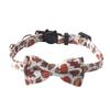 New Pet Collar Thanksgiving Maple Leaf Pumpkin Series Cat Collar with Sunflower Bandana  Dog Accessories for Small Dogs Leash