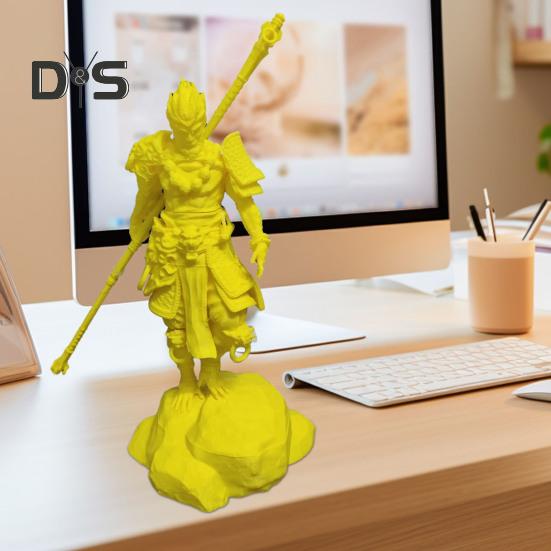 3D Printed Wukong Figure Great Sages Equalling Heaven Figurine Statue Sculpture Monkey King Model Desktop Decoration Ornament Game Peripherals