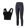 Seupika Yoga Set Bra Top Leggings Middle Bl509
