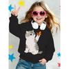 Kids Sweatshirt,Round Neck Sweatshirt for Spring/Autumn, Fashionable And Versatile Cute Print Casual Sweatshirt,Soft Cotton Sweatshirt