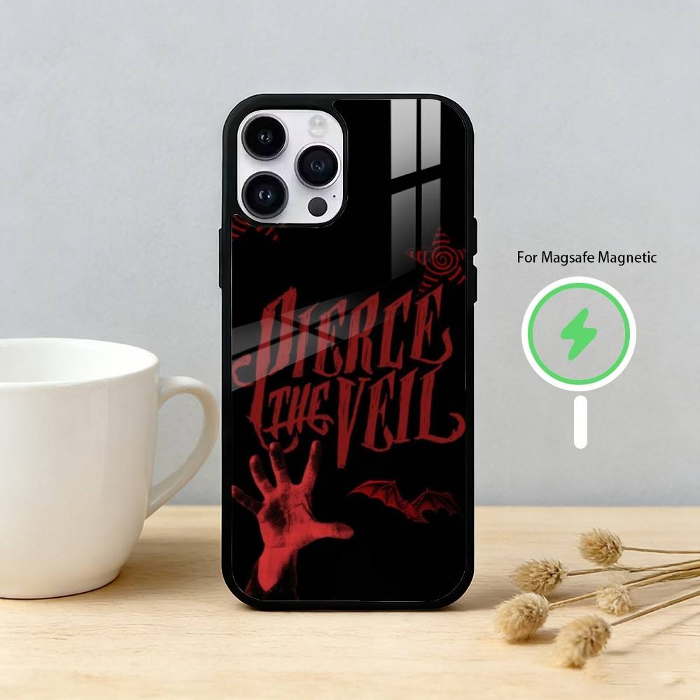 P-pierce the veil band Phone Case For iPhone 17/16/15/14/13/12/Plus/Pro/Max for Magnetic Wireless Charging