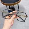 1Pcs New Blue Light Blocking Fashion High-End Glasses Men Optical Clear Glasses Black Square Frame Eyeglasses Anti-Radiation
