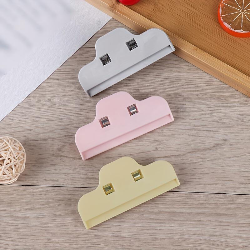 

3 шт. зажимы для запечатывания пищевых пакетов, портативные зажимы для запечатывания пищевых пакетов, многофункциональный прочный зажим для герметика, для пакетов для хлеба, пакетов для закусок и пакетов для пищевых продуктов 3pcs разноцветный