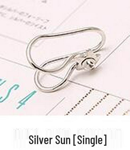 Korean Pearl and Diamond Star Ear Cuffs - U-Shaped Temperamental Stud Earrings