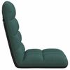 Foldable Floor Chair Dark Green 71x51x62 Cm Fabric