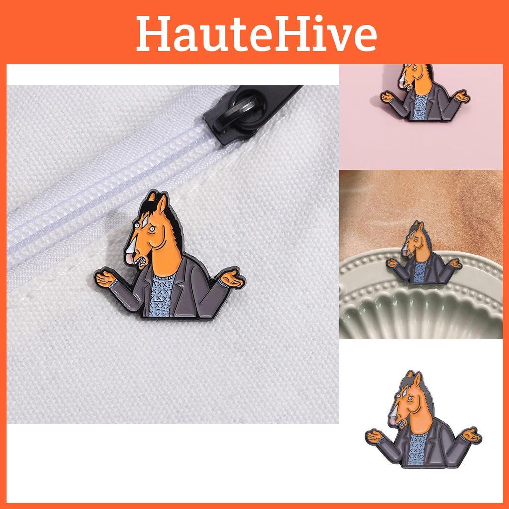 Stylish Animal Brooch In Quirky Horsehead Design Ideal For Fashion Enthusiasts