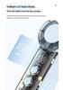 T242 Mini Handheld Fan: USB Rechargeable, Digital Display, High-Speed Turbine