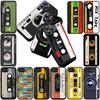 Phone Cover for Apple iPhone 17 Pro XS Max Air 6 Plus X 5 + SE 2022 SE2 16E XR Case  Retro Camera Vintage Cassette Tape Old
