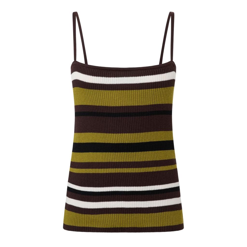 I Saw It First Womens/Ladies Stripe Knitted Slim Tank Top