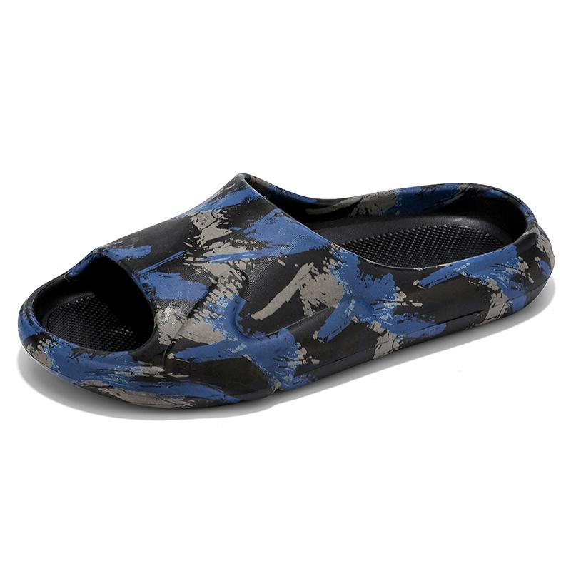 Mote Herre nye sommer EVA Tøfler Casual Strand 2024 Flate sandaler Sklisikre Badeslippers Store 46 Tøfler