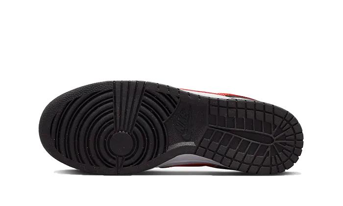 Dunk Low Black White Red