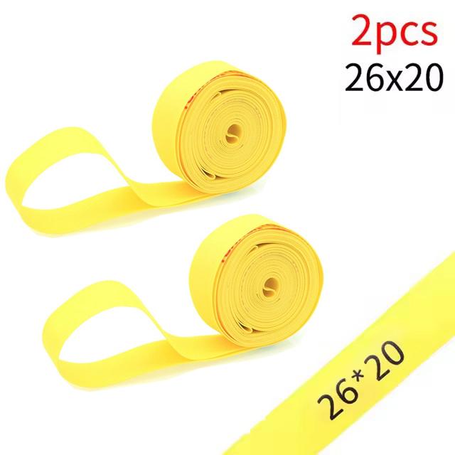 1 Pair 2pcs PVC Bicycle Rim Tapes Premium Tire Liner Strips MTB Road Folding Bike Rim Tape 26 27.5 29 Inch 700c