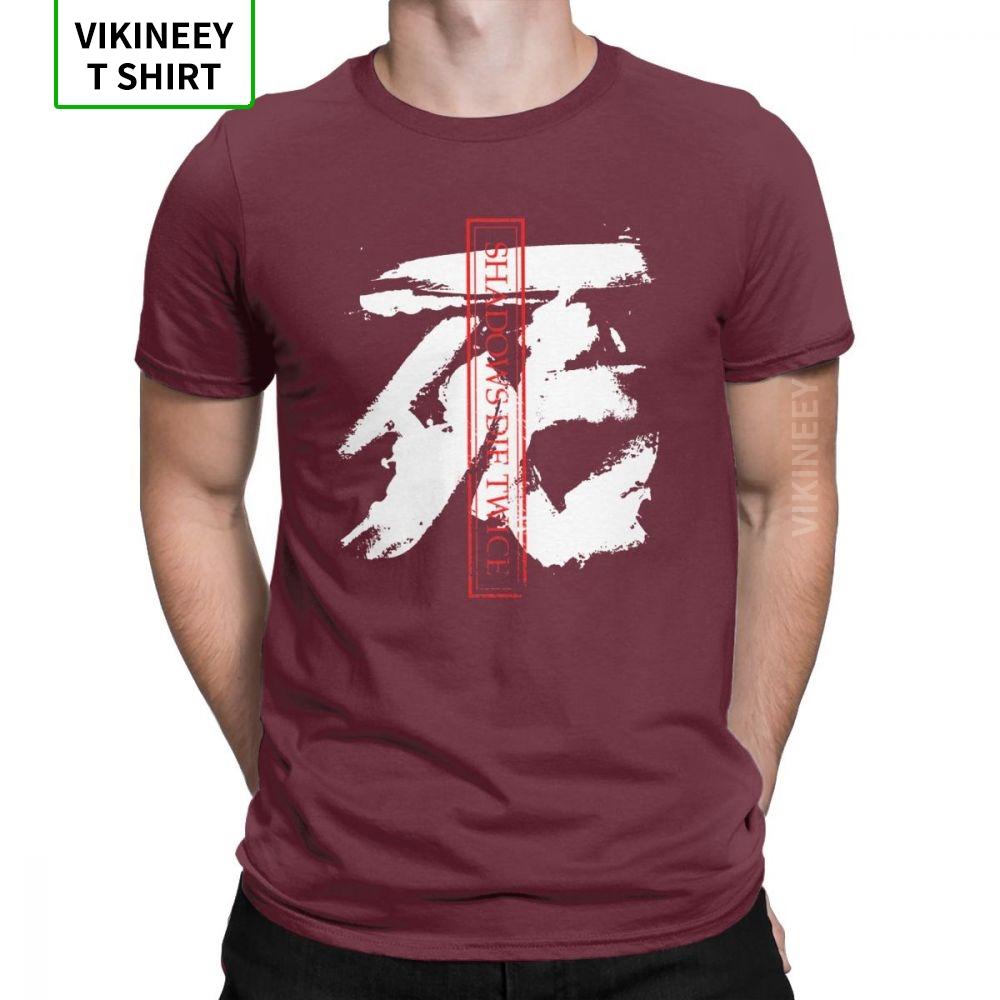 Vintage Sekiro Shadows Die Twice Tshirts For Unisex Cotton T Shirt Wolf Souls Samurai Game Japanese Customize Tees Gift Idea
