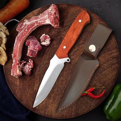 Coltello per disosso in acciaio inossidabile Utensile da cucina Mannaia per carne Coltello da tavolo Chef Peeling Frutta Coltello per barbecue