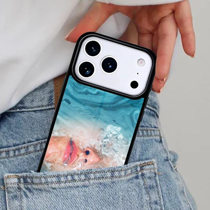 Abstract Art Underwater Boy Girl Phone Case for iPhone 16e 15 14 13 12 17 Pro Max Plus Air 17pro Cover Coque