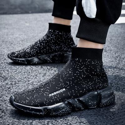 Calcetines Negros de Verano Zapatillas Hombre Slip On Zapatos Deportivos Pareja Moda Unisex Transpirables 2024 Adulto Casual Zapato de Mujer Talla Grande 46