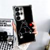 Coque de téléphone avec design Bouledogue Français Noir Placage Pour Samsung Galaxy S24 S25 FE S26 Edge S23 Ultra S22 S21 Plus S20 Anti-Chute Airab