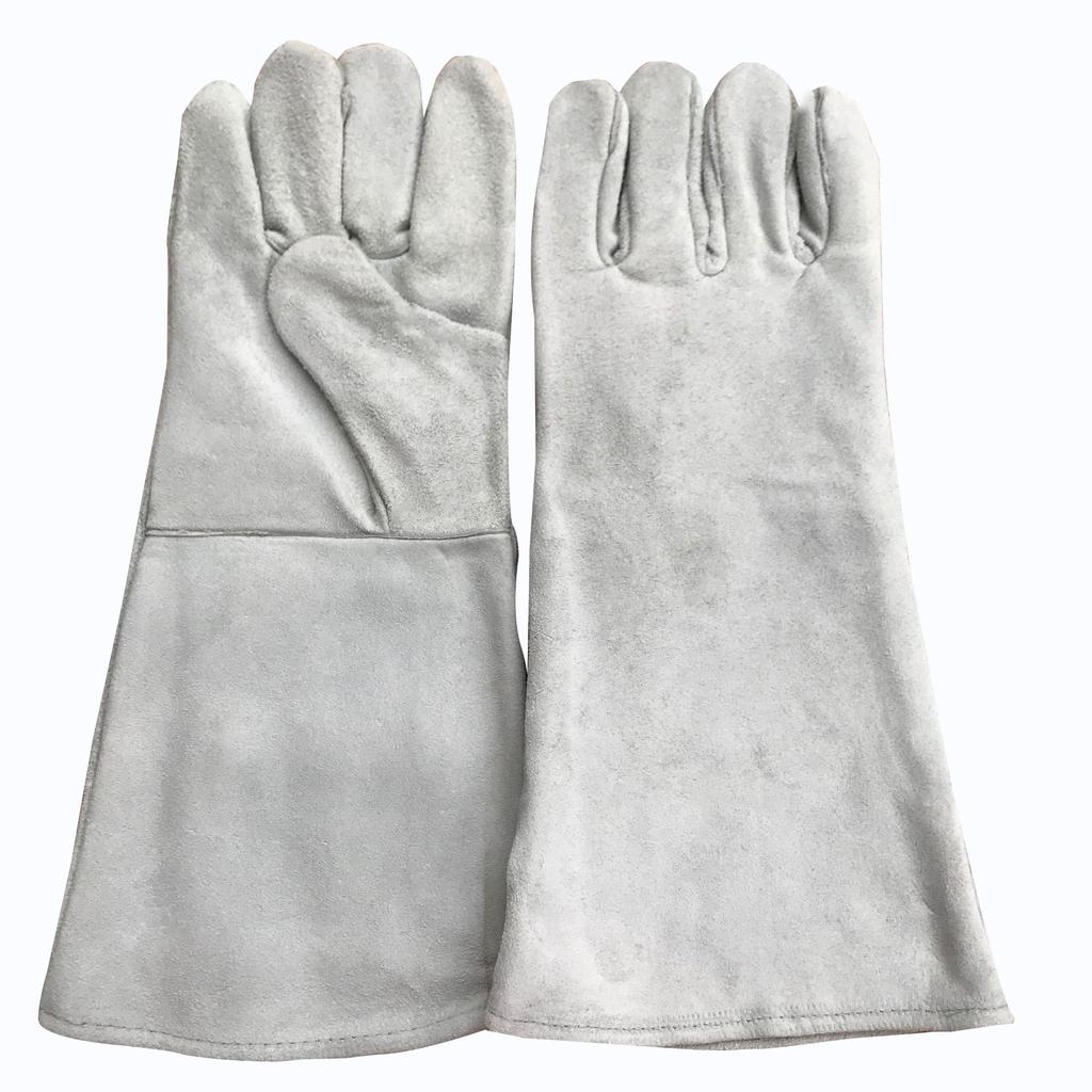 Gato Cowhide Cycling Gloves Gardening Labor Protection Gloves Golden Cowhide Wear-Resistant Garden Gloves Stab-Proof