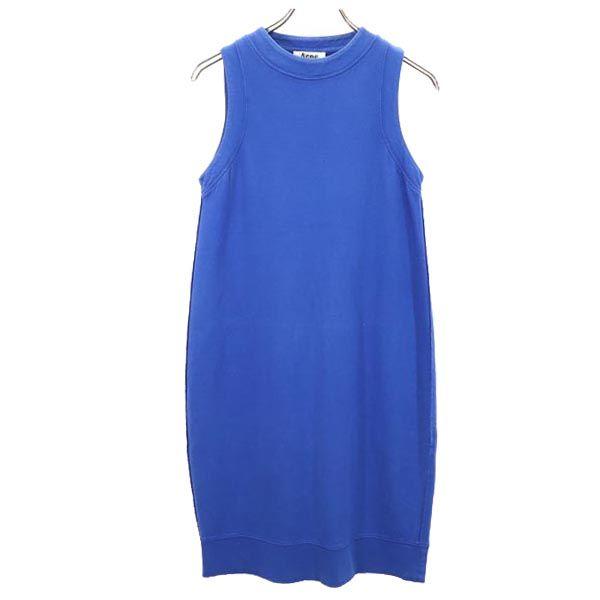 ACNE STUDIOS No sleeve cut off one piece XS Blue Women Used