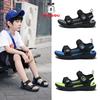 Kids Sandals Boys Girls Lightweight Anti-Slip Soft Sole Sport Beach Shoes With