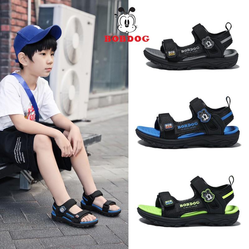 Kids Sandals Boys Girls Lightweight Anti-Slip Soft Sole Sport Beach Shoes With