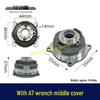 Compatible Middle Cover for Da-Yi Electric Wrench 2106A3-6802/A7-Gearbox Shell 00007