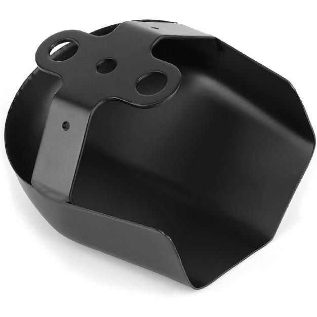 Acouto Motorcycle Horn Cover for Touring with Stock Horns 1993-2018 Metal Replacement Accessories (Matte Black)