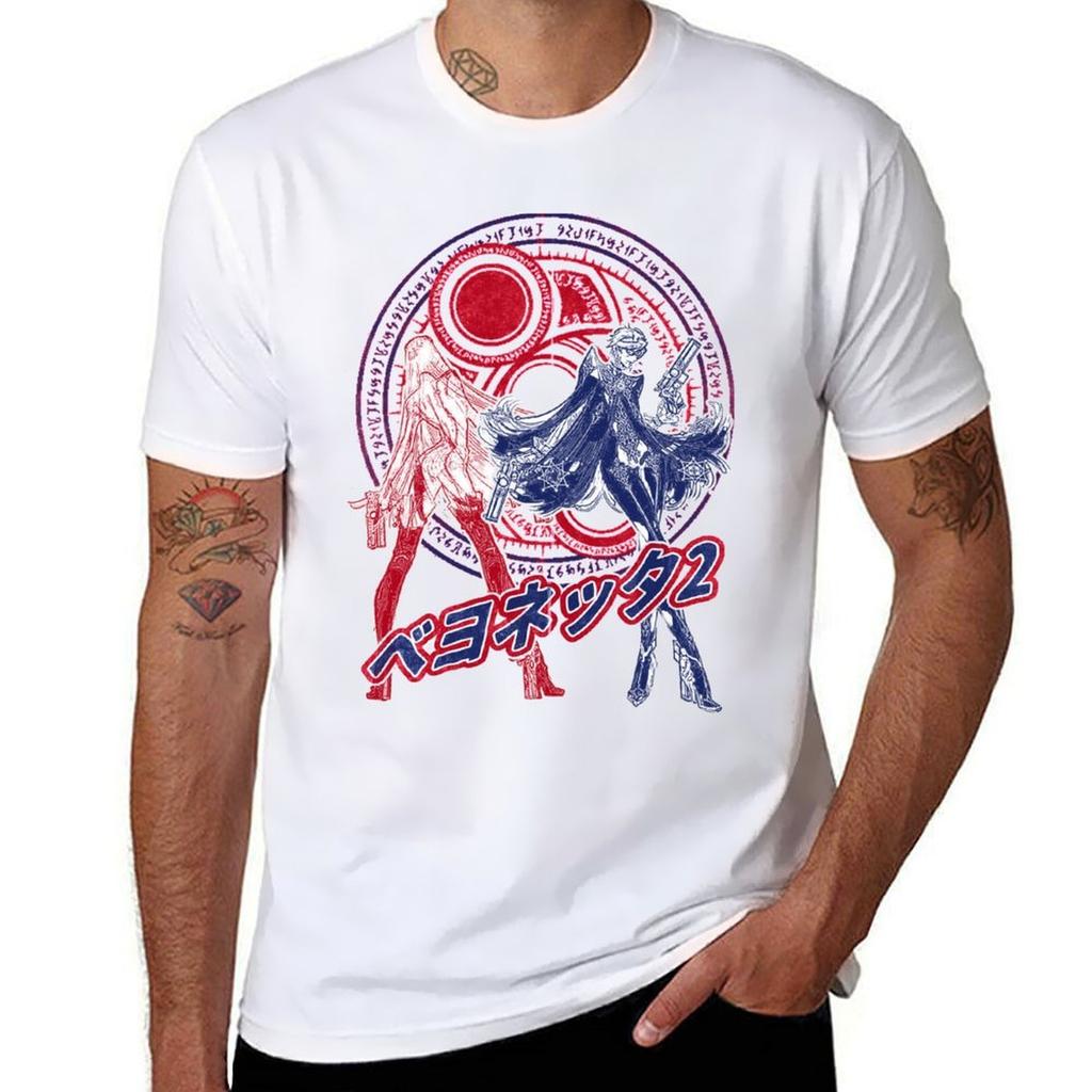 Bayonetta 2 TShirt Classic Print Short Sleeve Shirt