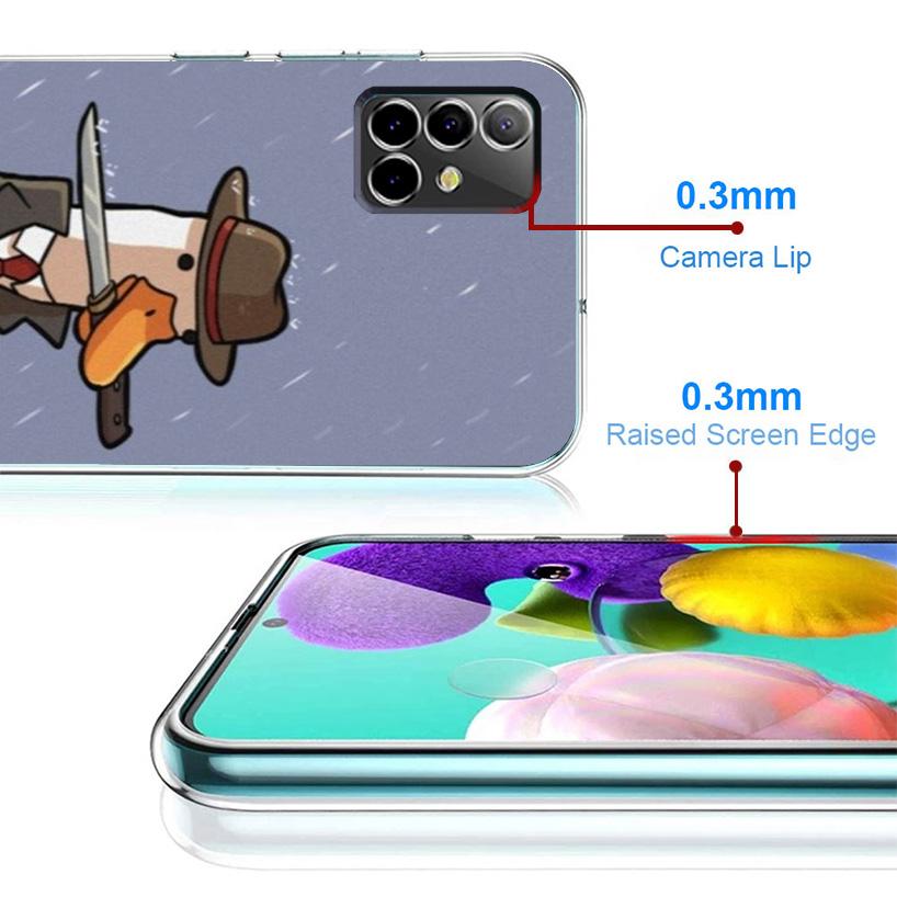 Cartoon Cute Goose Game Phnoe Case for Samsung Galaxy A17 A37 A57 A16 A26 A36 A56 A15 A14 A13 A55 A54 A53 A35 A34 A33 A25 A24 A2