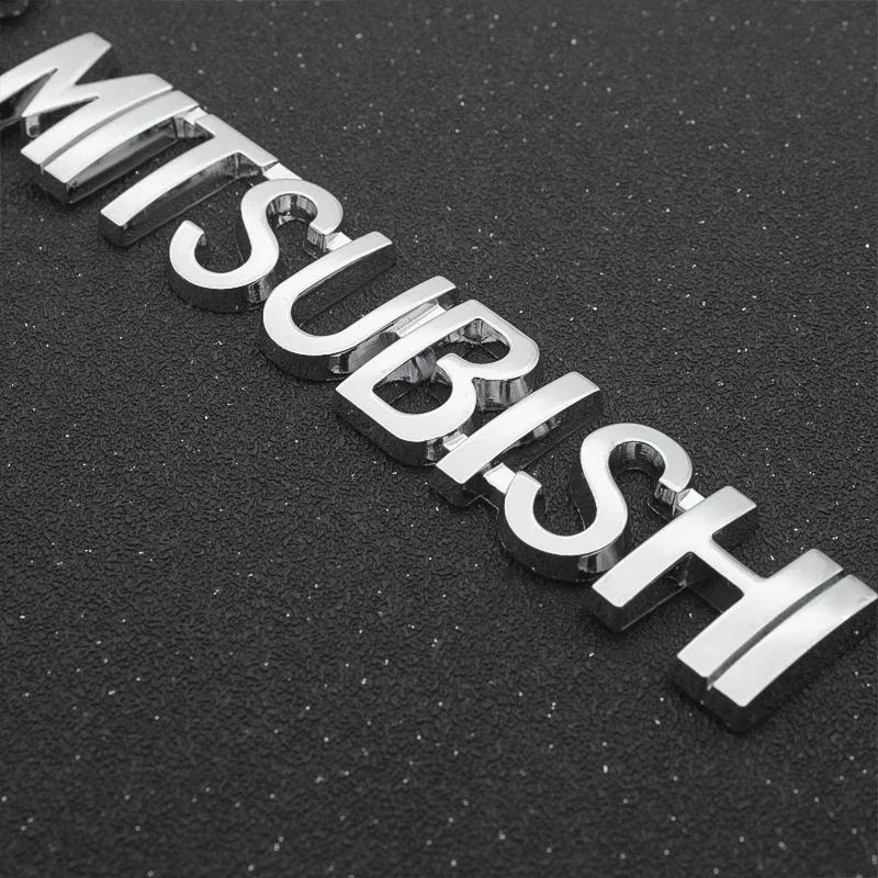 cxbkdv1 3D Aluminum Badge Car Styling Body Car Side Fender Decorative Sticker For Mitsubishi ASX Pajero Ralliart Lancer Mirage Pajero