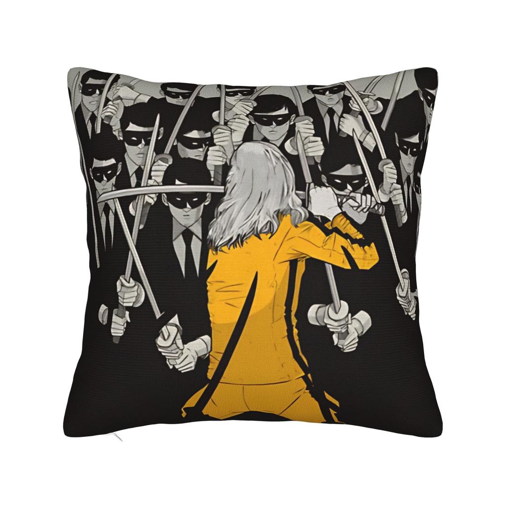 Kill Bill Art Pillow Cover  Comfy Cushion Cover Novelty Pillow Case For Sofa Couch Bed Living Room