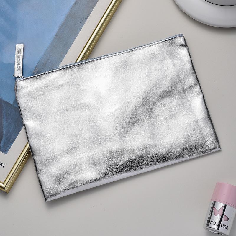 2025 Women's Silver Ultra-Thin Clutch: Lightweight Mini Storage, Coin & Cosmetic Purse