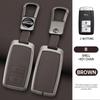 Genuine Leather Auto Key Fob Case Intelligent Smart Fobs Housing Cover Automotive Auto Accessories Fit For Acura Ilx Rlx Tlx Rdx Mdx