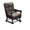 Movable Recliner Sofa Bed: Foldable Office Lunch Break Chair with Wheels for Home or Dorm Use