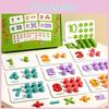Math Learning Toy Wooden Counting And Addition Subtraction Educational Puzzle For Preschool Kids