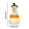 Halloween Ghost Decoration LED Ghost Dog Duck Cat Cow Ornament Halloween Resin Animal Decor Atmosphere Light Party Crafts