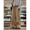 2026 Super Stylish Workwear Pants in Khaki, Wide-Leg, Slimming, Plus Size, Japanese Style, Relaxed and Lazy Vibe Pants for Spring