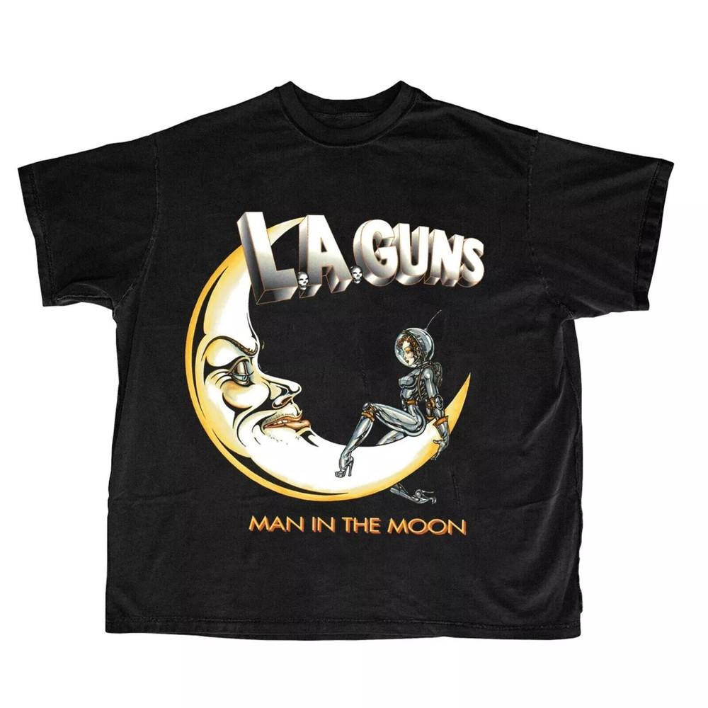 

Man In A Moon LA Guns Band T Shirt Full Size S-4XL 3XL