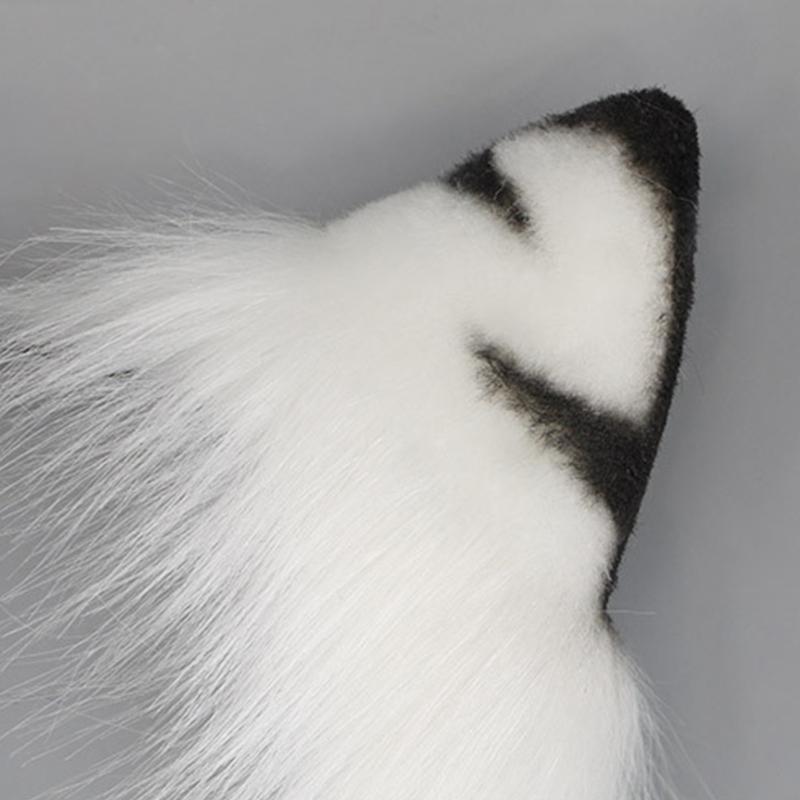 Cute Anime Beast Tail Cat Ear Headband Paw Gloves Set Lovely-Fox Tail Themed Party Costume Cosplay Props for Festivals