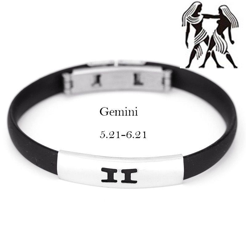 Timeless Constellation Stainless Steel Silicone Bracelets For Men And Women