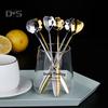 Long Handle Ice Cream Dessert Coffee Mixing Spoon